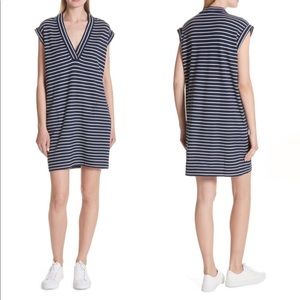ATM navy stripe nautical dress size XS